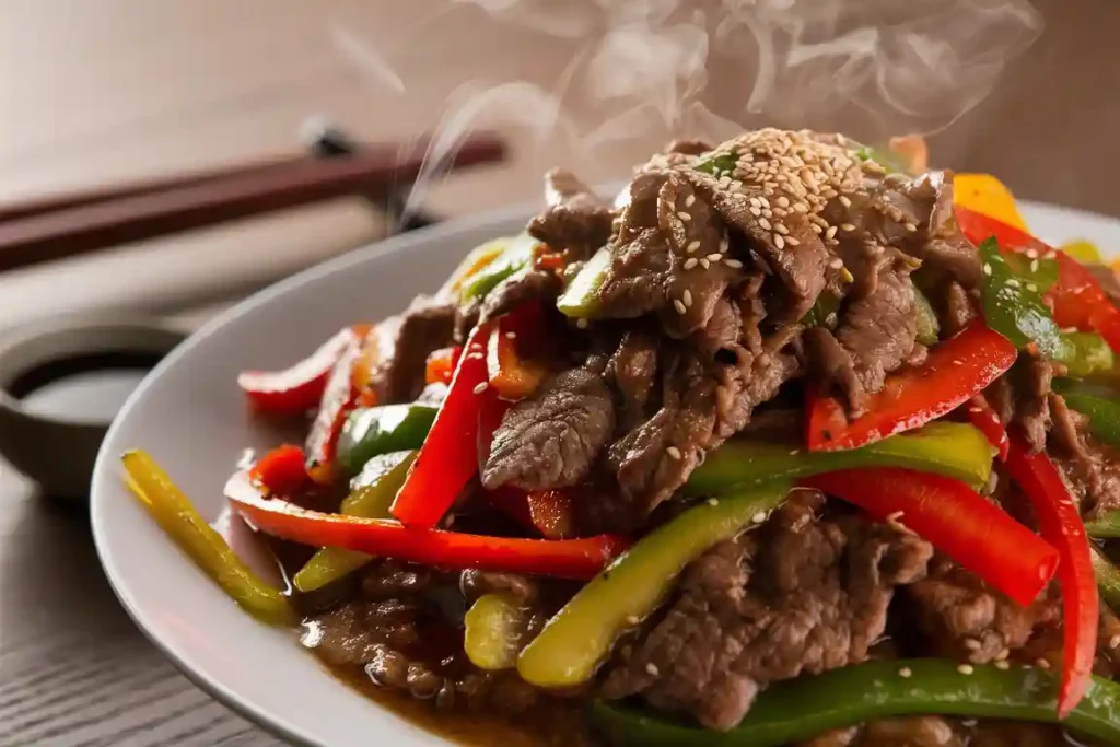 Beef Stir-Fry with Bell Peppers