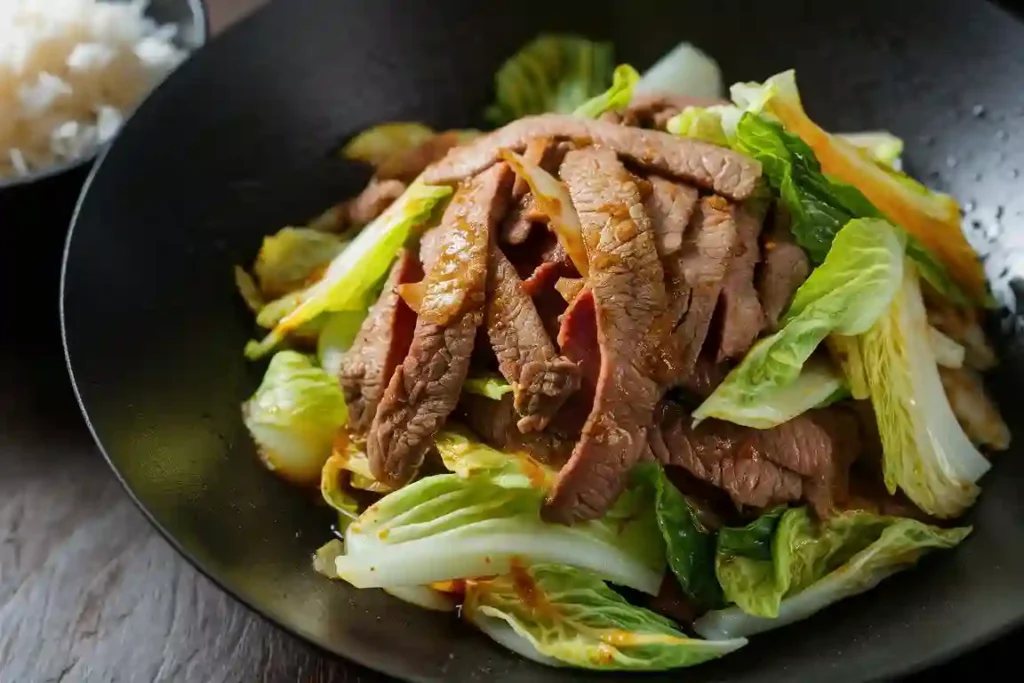 Beef and Cabbage Stir-Fry