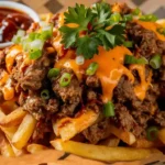 Cheesy Loaded Beef Fries