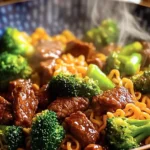 Beef and Broccoli Stir Fry with Ramen Noodles