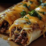 Cheesy Beefy Roll-Ups