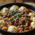 Minced Beef and Dumplings