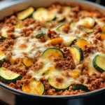 Zucchini Ground Beef Casserole