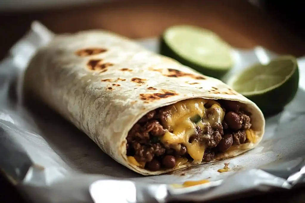 Beef and Bean Burritos