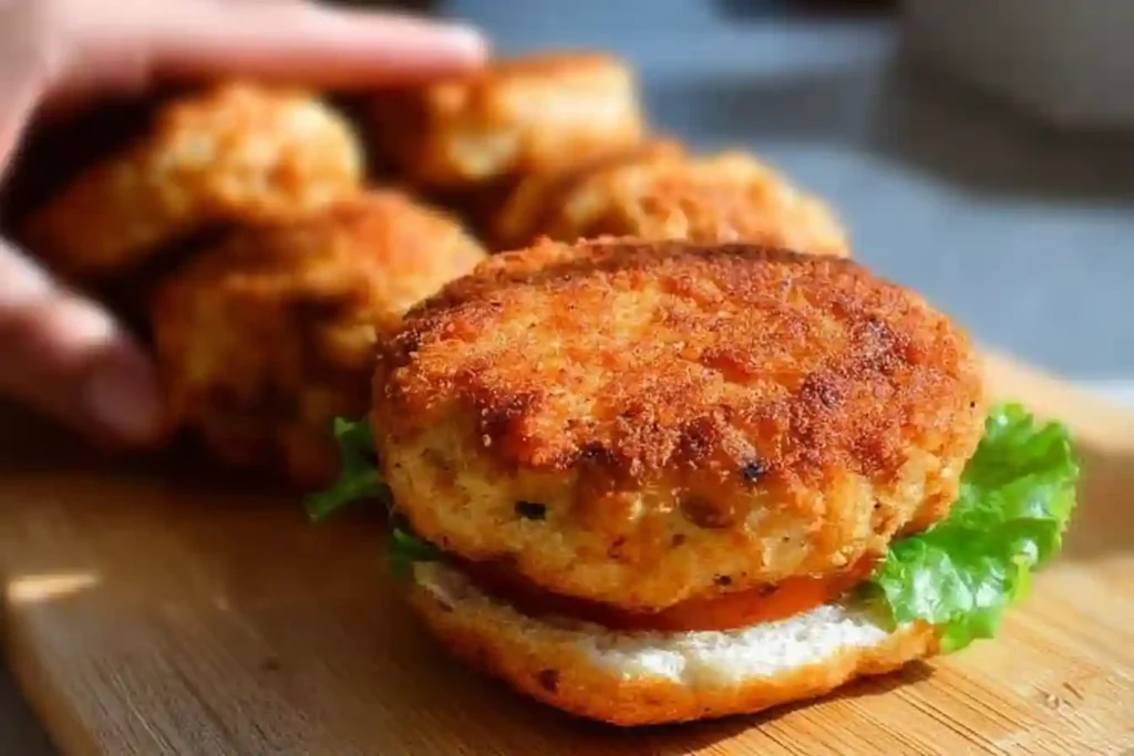 Air Fryer Frozen Chicken Patties