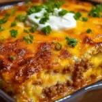 Cheesy Baked Burrito Casserole