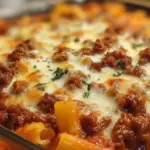 Baked Ziti with Ground Beef and Ricotta