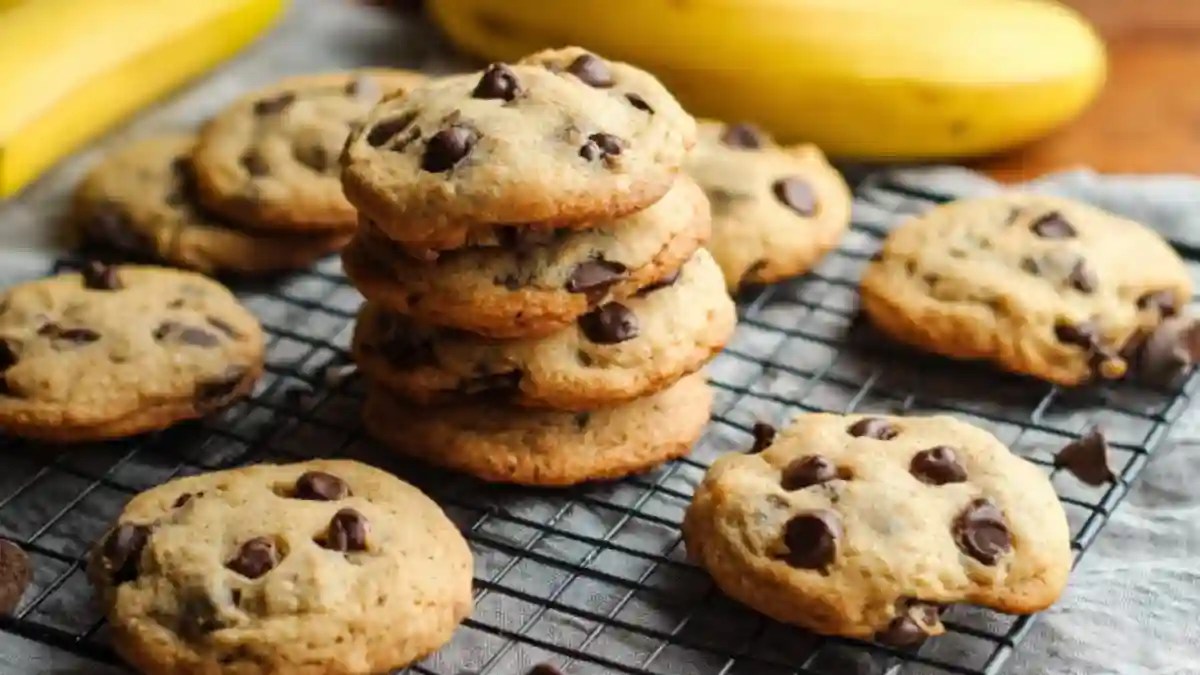 Banana Chocolate Chip Cookies