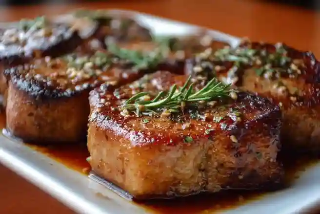 Brown Sugar Baked Beef Chops