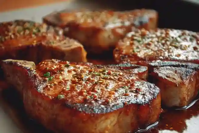Brown Sugar Baked Beef Chops