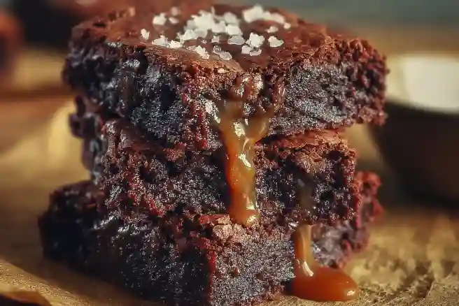 Caramel Fudge Brownies