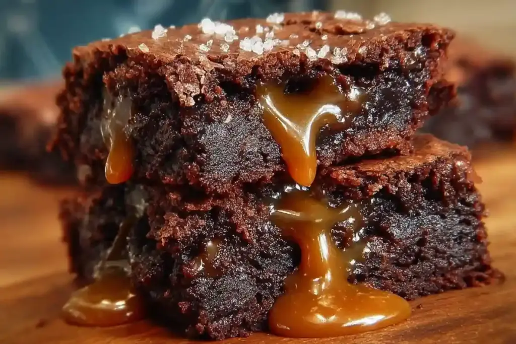 Caramel Fudge Brownies