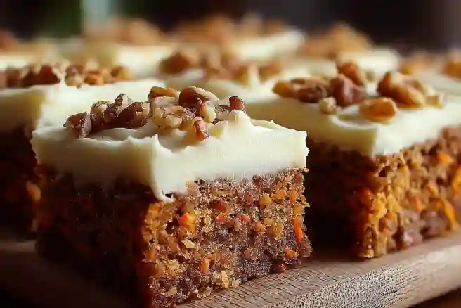 Carrot Cake Bars with Cream Cheese Frosting