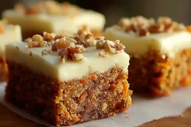 Carrot Cake Bars with Cream Cheese Frosting