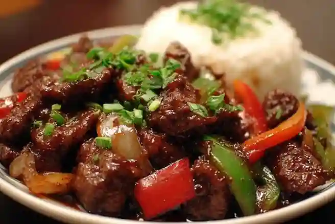 Chinese Pepper Steak: