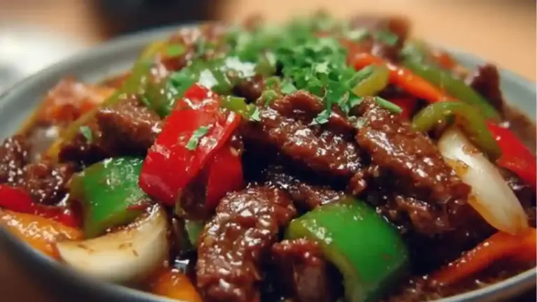 Chinese Pepper Steak: