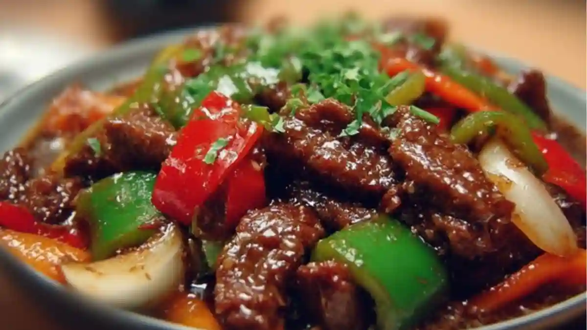 Chinese Pepper Steak: