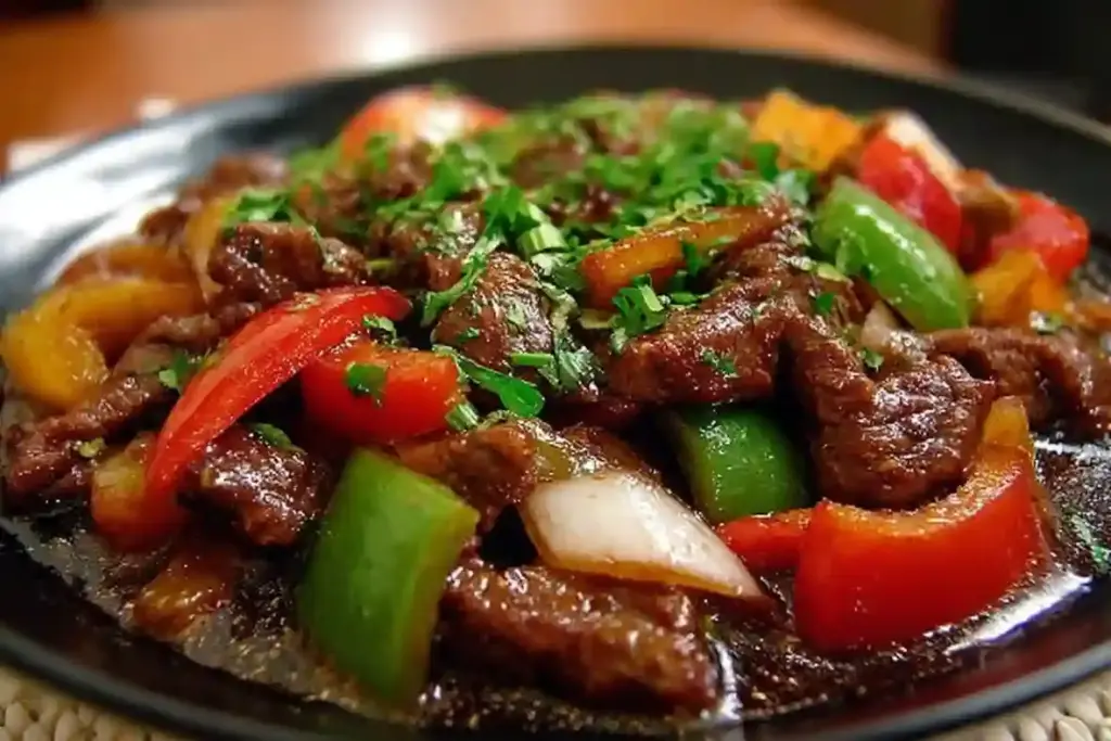 Chinese Pepper Steak: