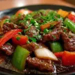 Chinese Pepper Steak: