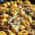 Creamy Beef and Shells