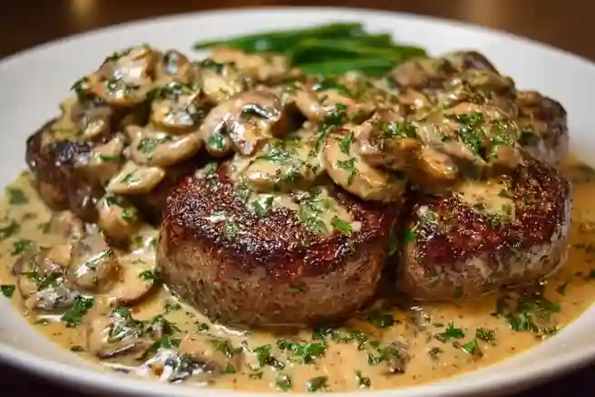 Creamy Mushroom Sauce for Steak