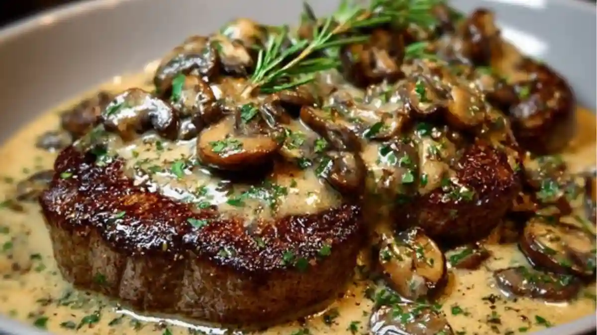 Creamy Mushroom Sauce for Steak