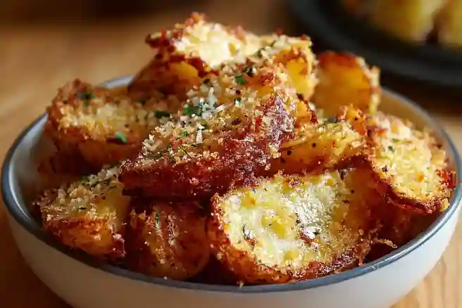 Crispy Crunchy Parmesan Potatoes