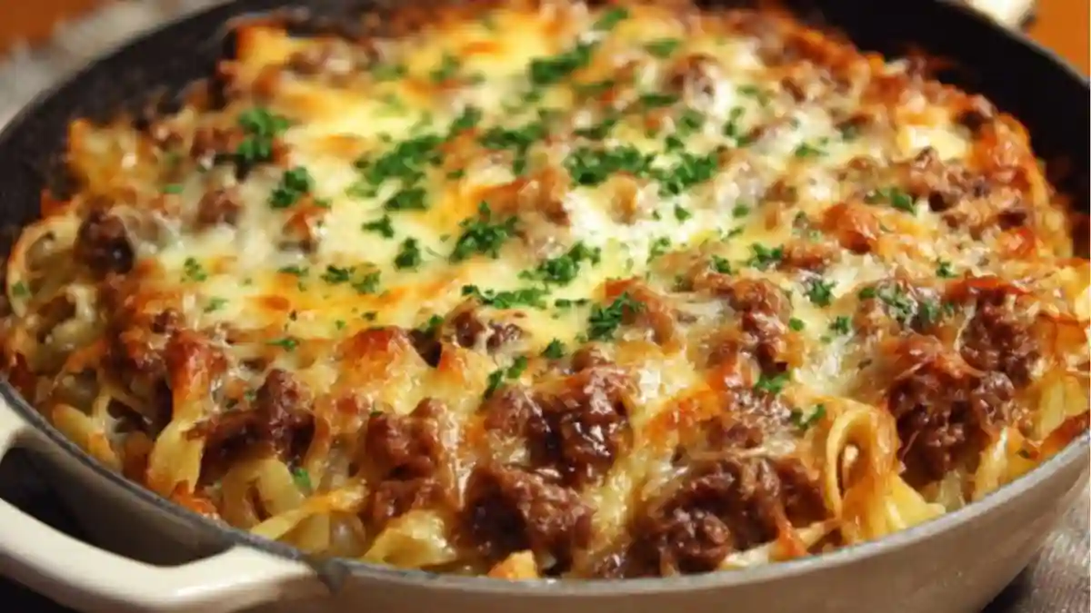 French Onion Beef Casserole