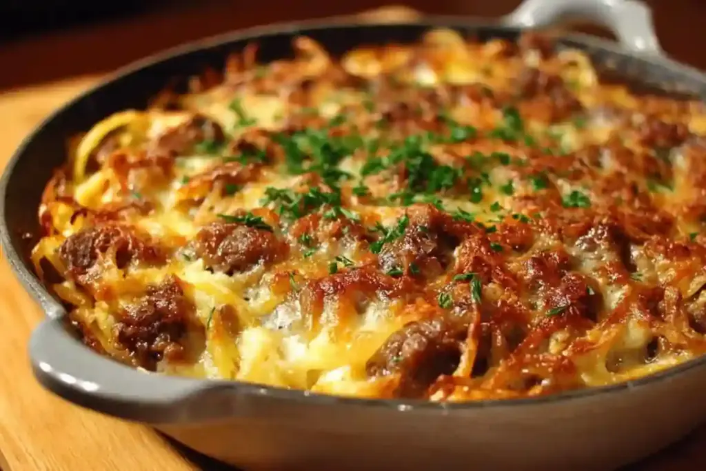 French Onion Beef Casserole