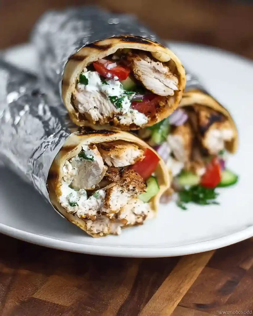 Greek Chicken Wraps