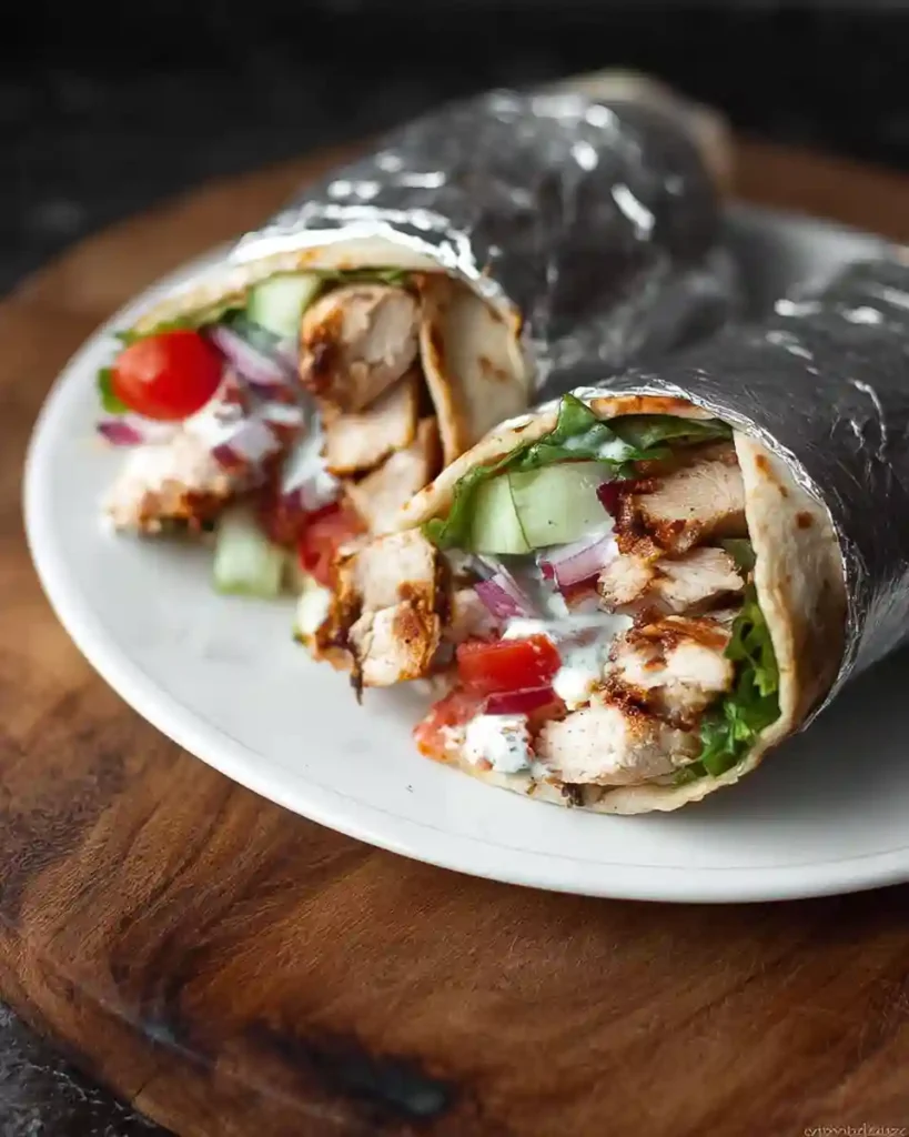 Greek Chicken Wraps
