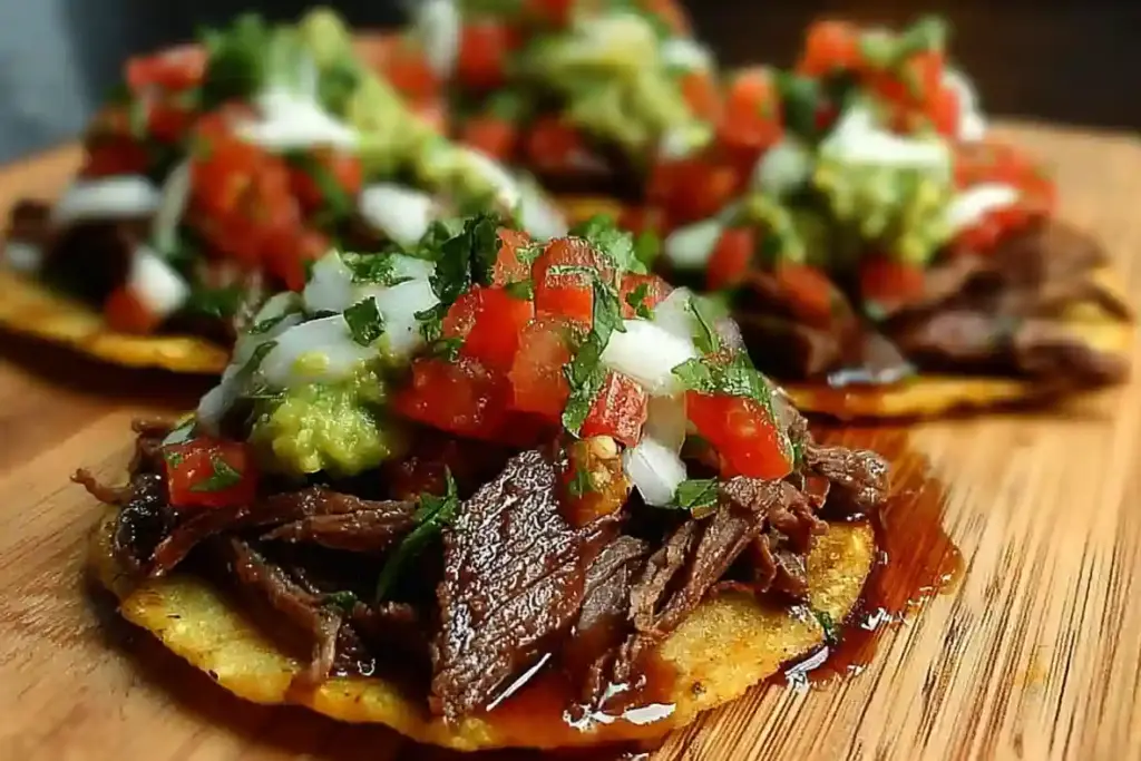 Grilled Beef Tostadas