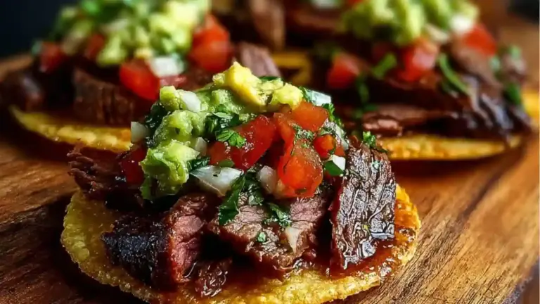 Grilled Beef Tostadas