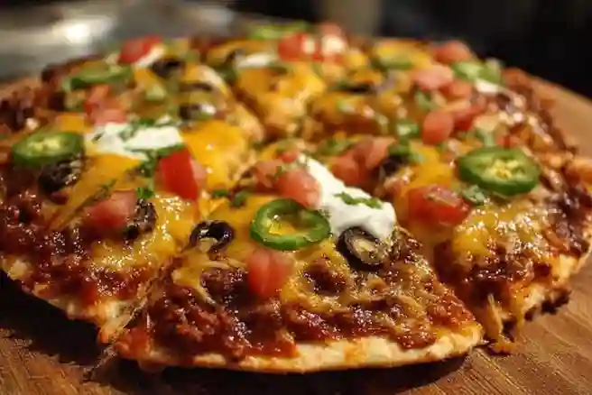 Homemade Mexican Pizza