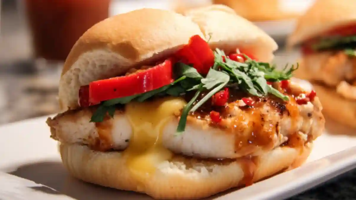 Honey Pepper Pimento Chicken Sandwich
