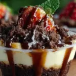 Loaded Brownie Cheesecake Cups
