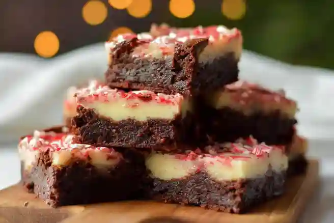 Peppermint Cheesecake Brownies