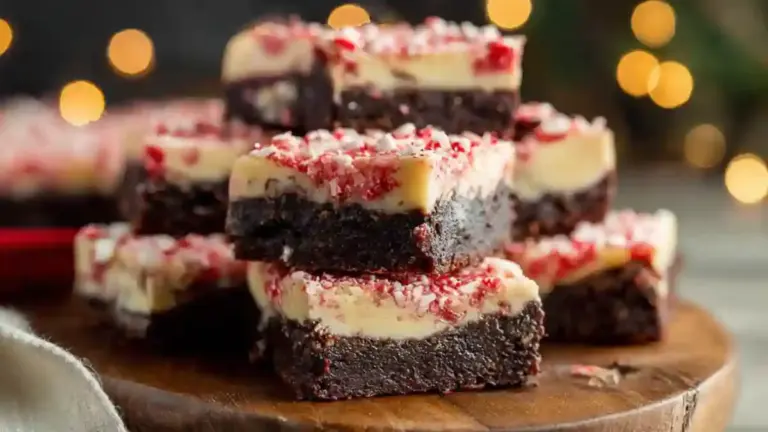 Peppermint Cheesecake Brownies