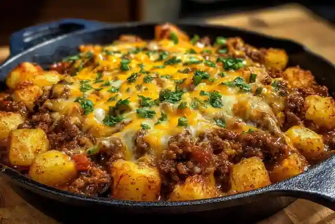 Sloppy Joe Potato Skillet