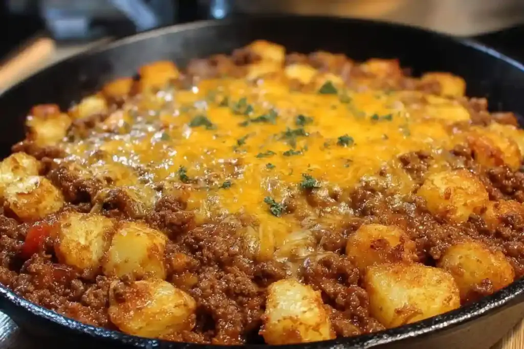 Sloppy Joe Potato Skillet