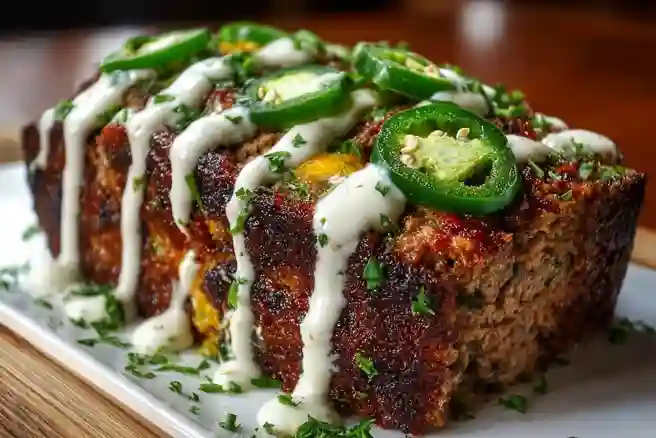 Smoky Jalapeño Popper Meatloaf