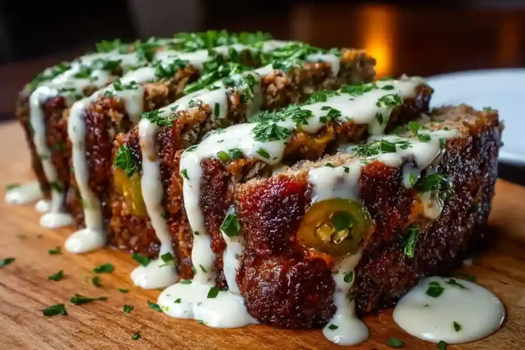 Smoky Jalapeño Popper Meatloaf