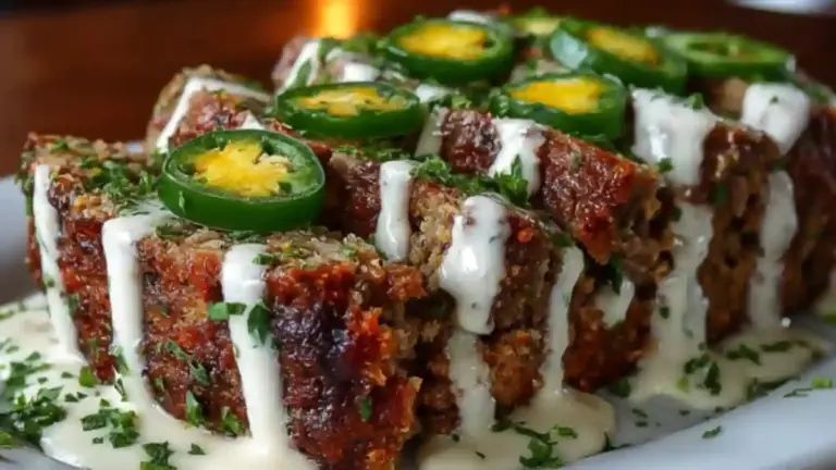 Smoky Jalapeño Popper Meatloaf