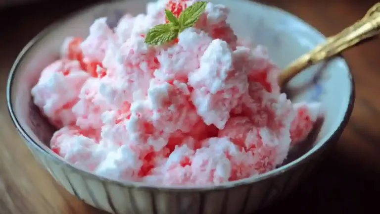 Strawberry Cotton Candy Salad