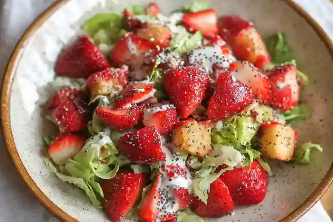 Strawberry Salad with Poppy Seed Dressing