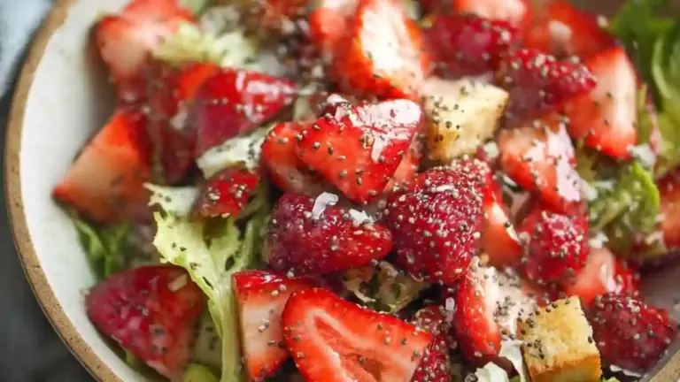 Strawberry Salad with Poppy Seed Dressing