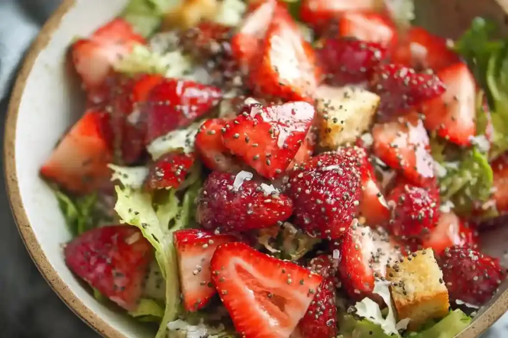 Strawberry Salad with Poppy Seed Dressing