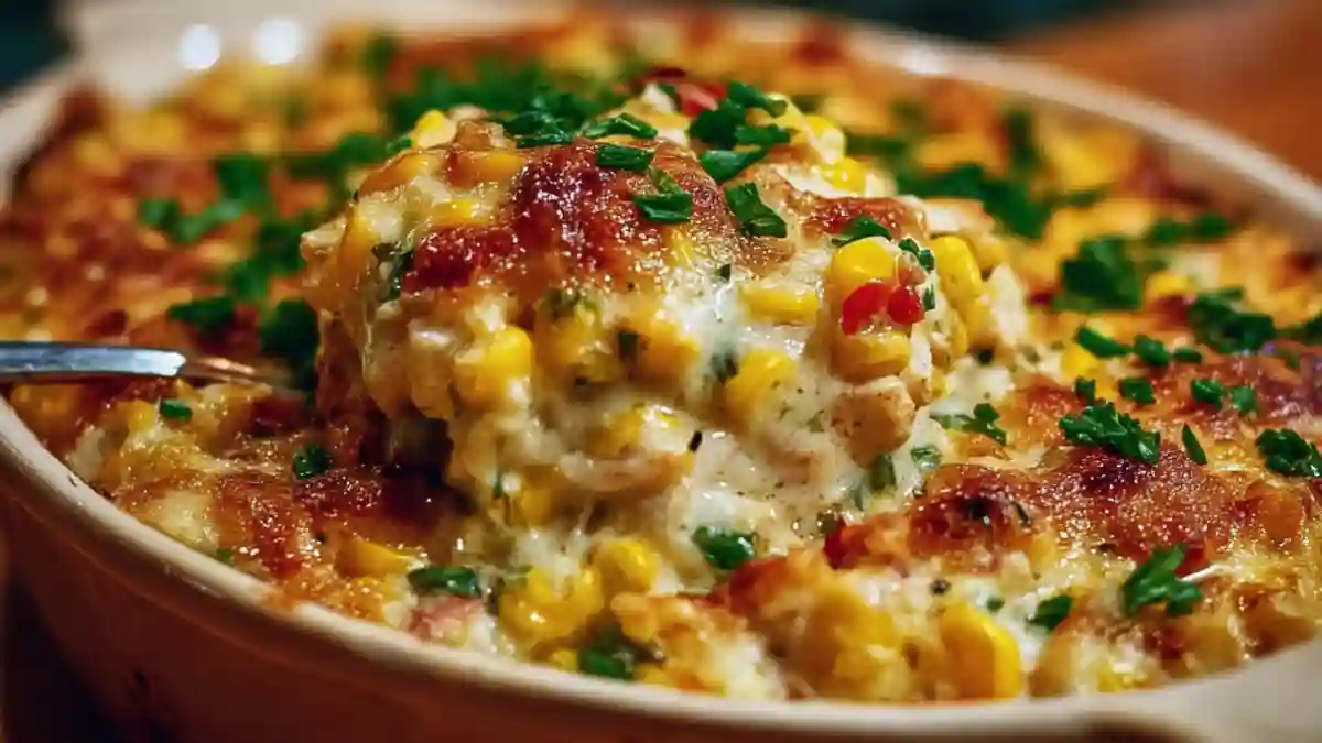Street Corn Chicken Casserole