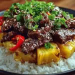 Teriyaki Beef & Pineapple Rice Bowl