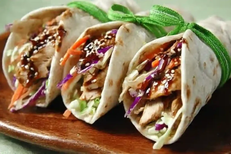 Teriyaki Chicken Tacos with Slaw